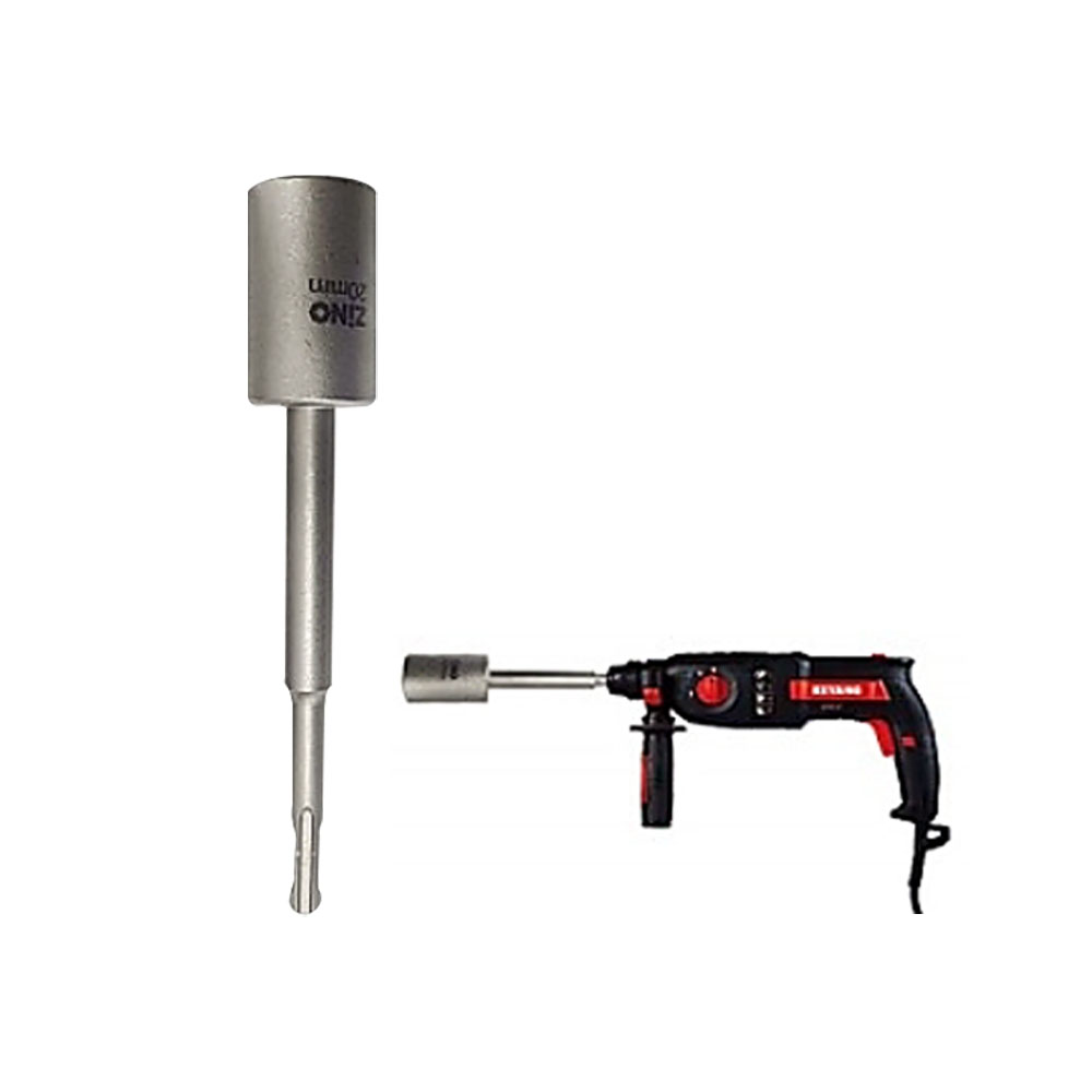 지노 20x180mm 말뚝 펜스시공 SDS플러스용 하우스파이프함마 SDSPH20-180