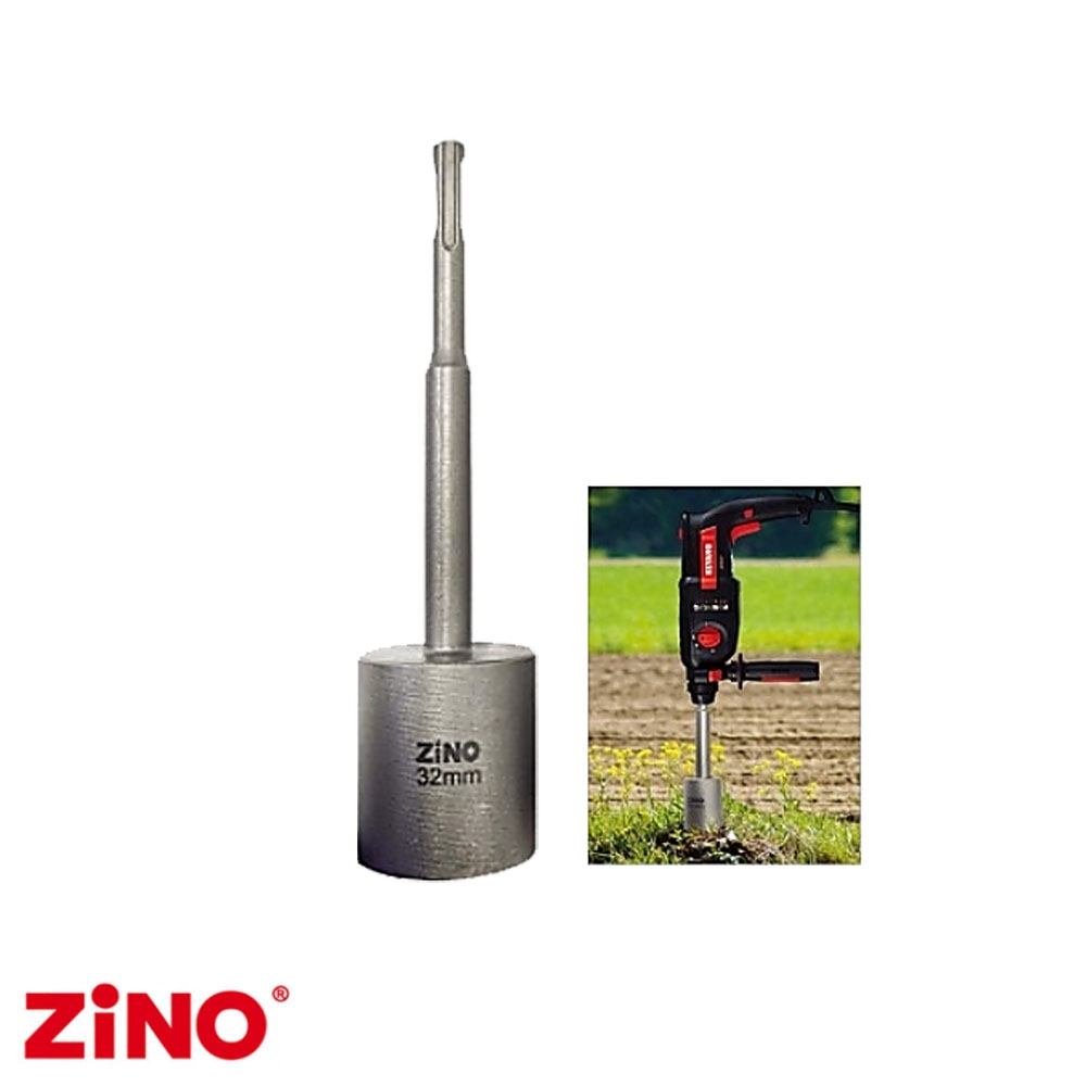 지노 32x180mm 말뚝 펜스시공 SDS플러스용 하우스파이프함마 SDSPH32-180