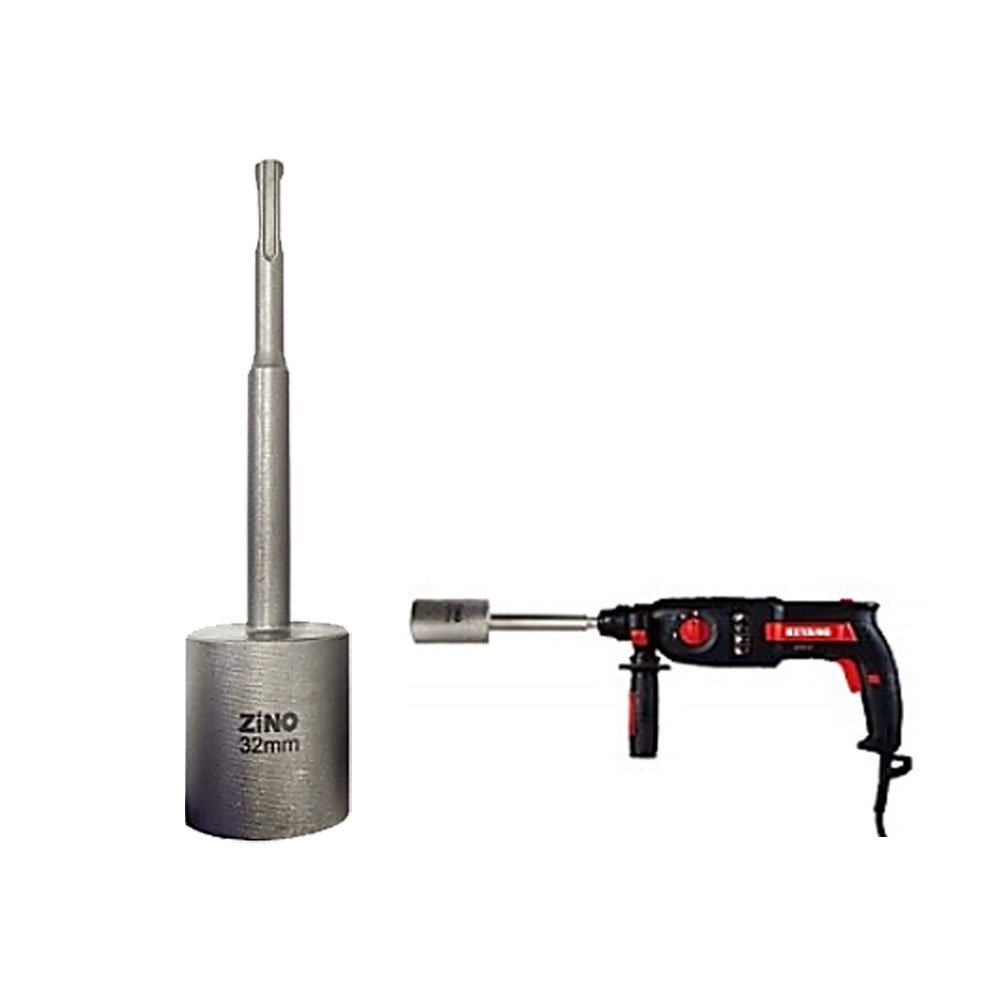 지노 32x180mm 말뚝 펜스시공 SDS플러스용 하우스파이프함마 SDSPH32-180