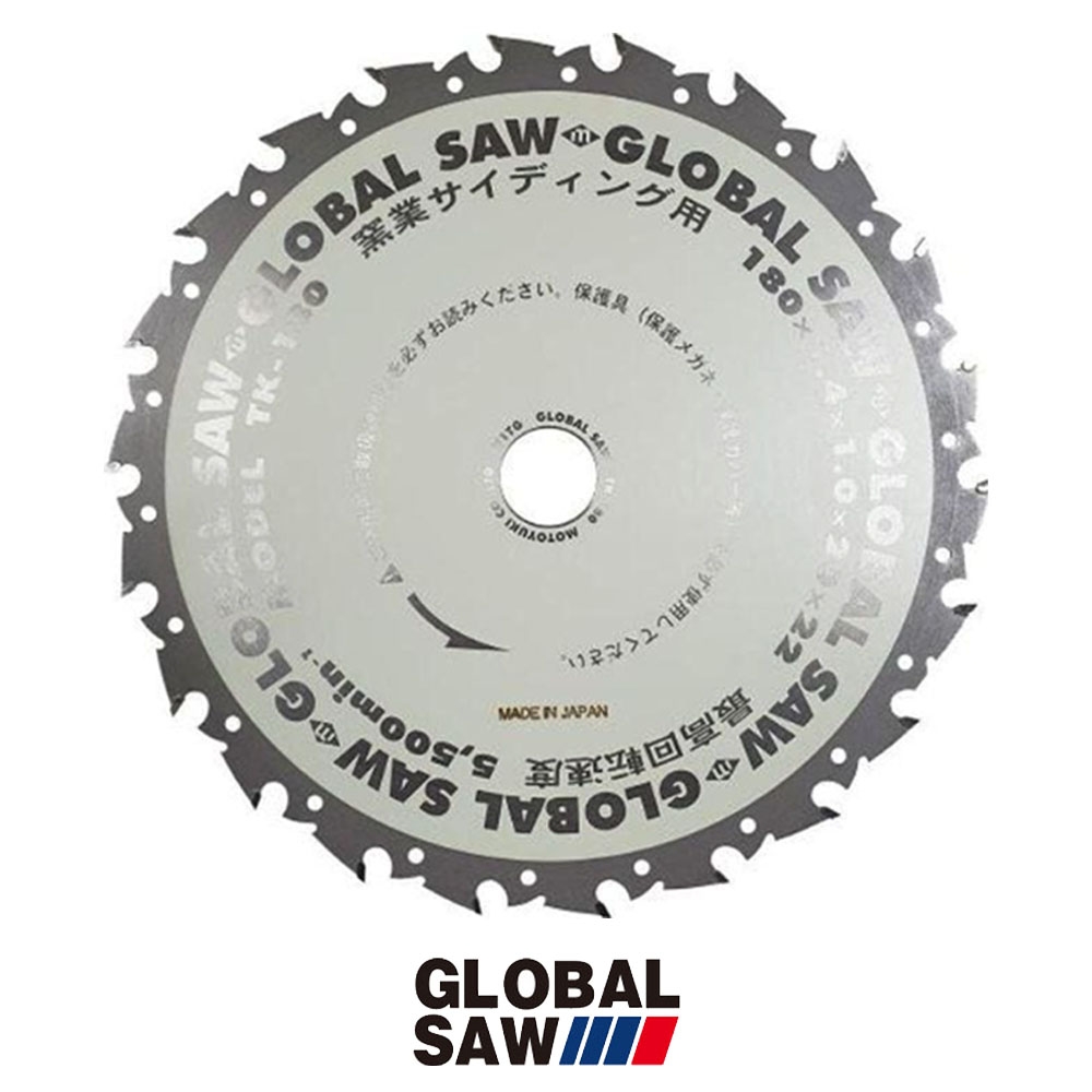 모토유키 110mm 원형톱날 시멘트 메탈 외벽재 사이딩 전용 팁쇼 TK-110