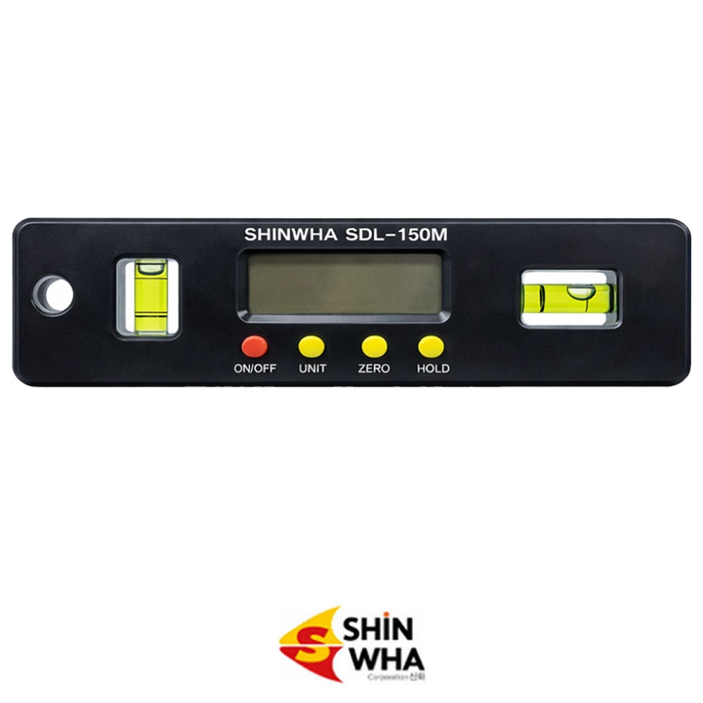 신화 63mm 수평측정기 디지털 자석수평계 SDL-63M