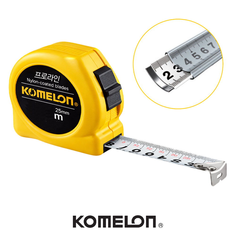 코메론 길이측정 잠금형 프로라인 줄자 KMC-74N