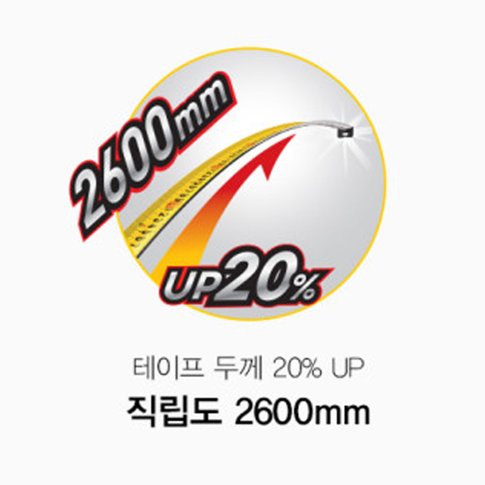 코메론 5.0M 25mm 수동줄자 전뭄가용 길이측정 목수줄자 KMC-83T