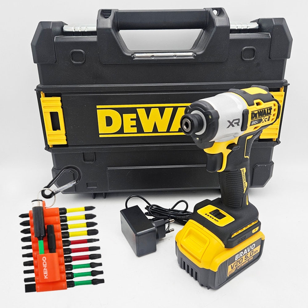 디월트 20V 5.0Ah 1팩 3모드 충전임팩드라이버 DCF845