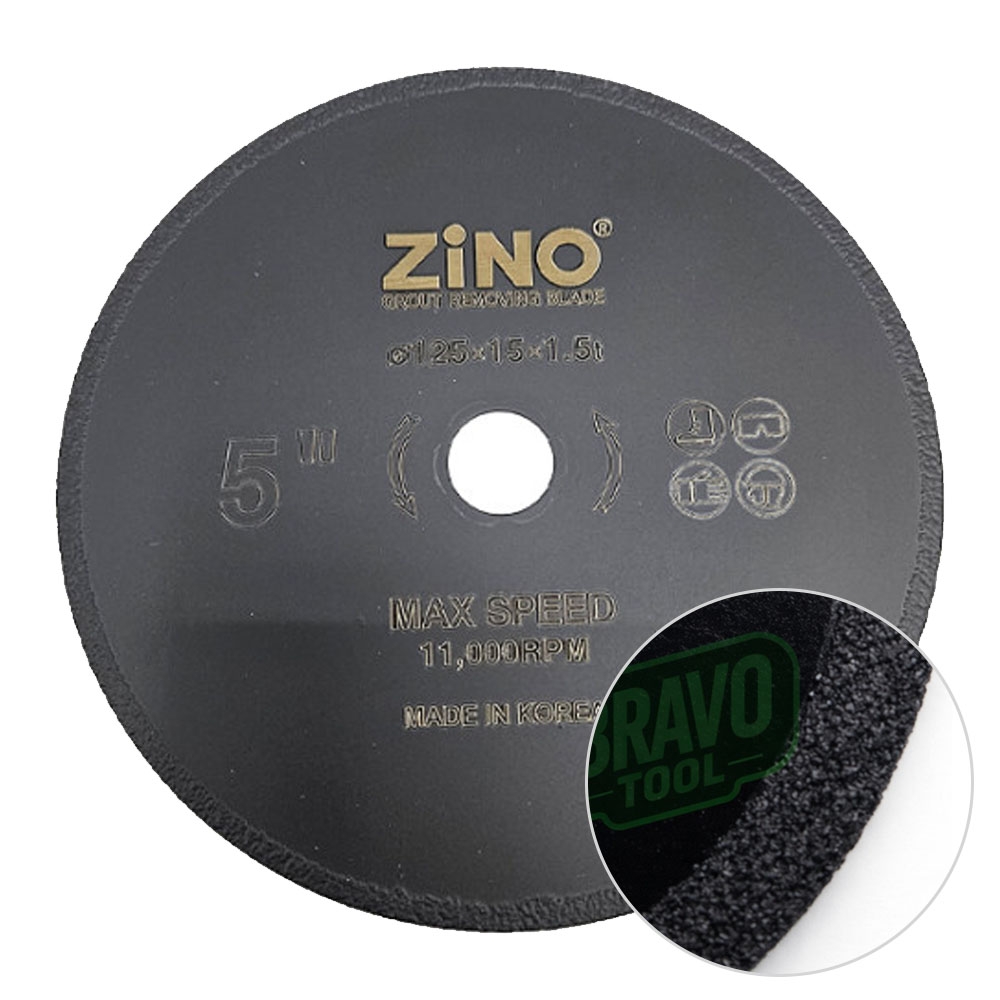 지노 125mm 1.5T 주철 석재 유리 타일 줄눈 제거날 ZJ5-1.5T