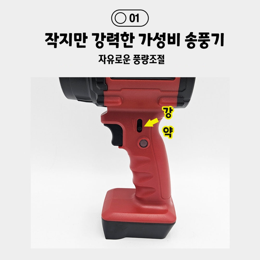 야누스 18V 밀워키배터리호환 초강력슈퍼건 충전송풍기 SPW03 본체만