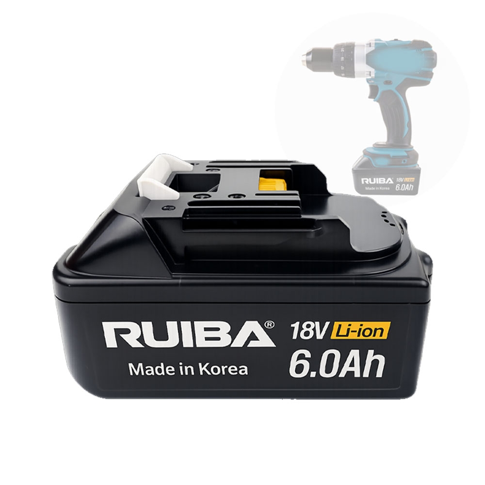 루이바 마끼다호환 18V 6.0Ah 리튬이온배터리 MT1860