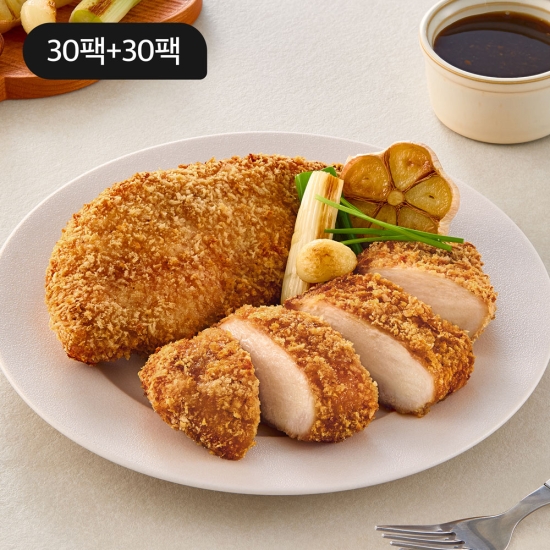 [대용량 패키지] 크리스피 닭가슴살 갈비바사삭 30+30팩