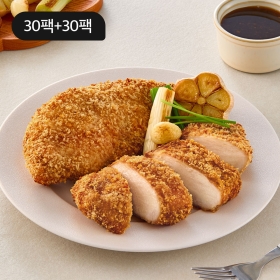 [대용량 패키지] 크리스피 닭가슴살 갈비바사삭 30+30팩