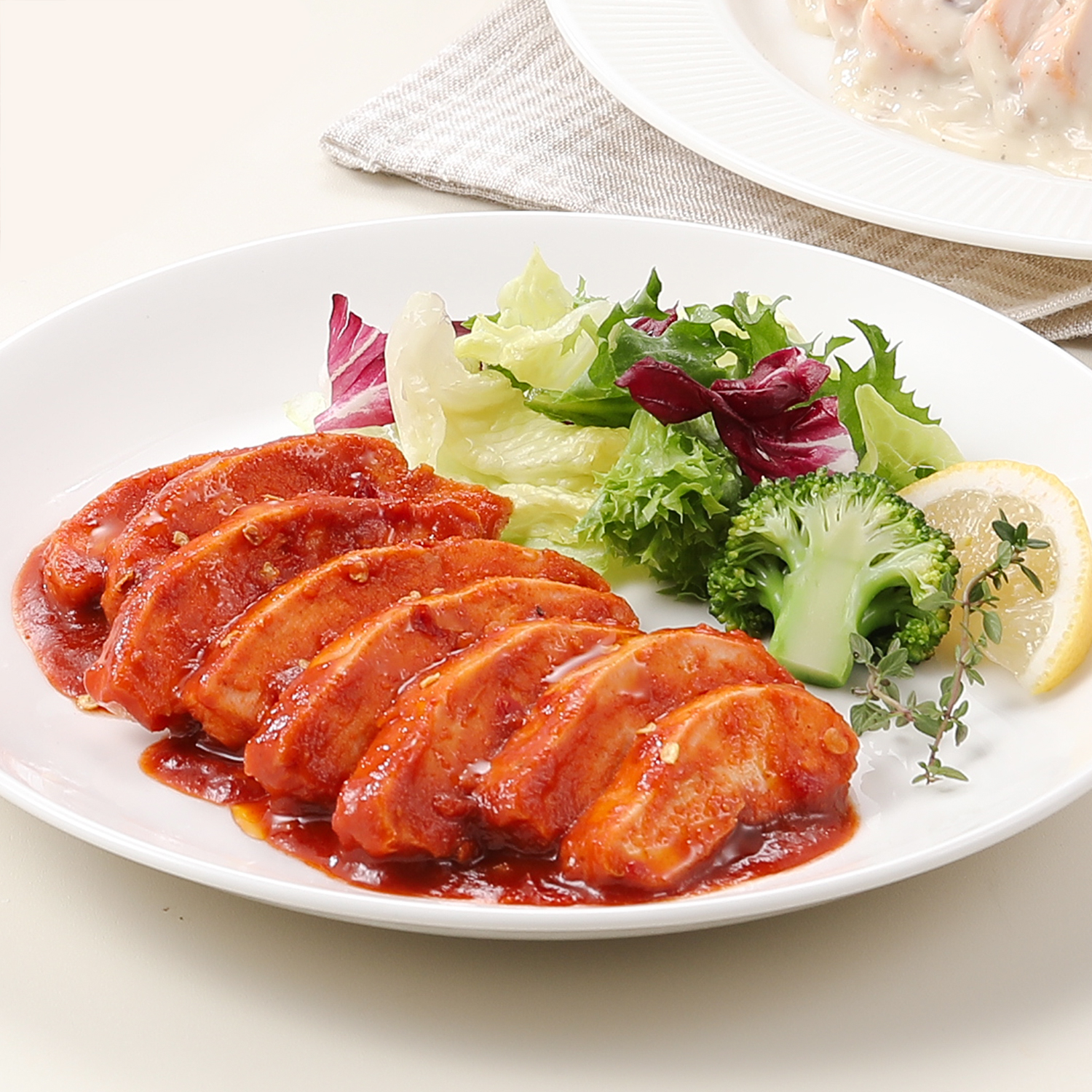 소스가 맛있는 닭가슴살 슬라이스 스파이시커리 3/5/10팩