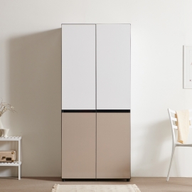 폴리 주방 팬트리장 그릇 수납장 선반장 냉장고 옆 수납장