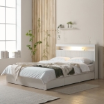 렌게 호텔식침대 템바보드 LED 조명 수납 싱글 호텔형 침대프레임 SS 1100