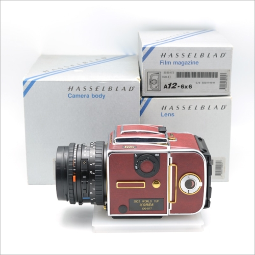 핫셀블라드 Hasselblad 503 CW Gold 2002 world cup Korea limited edition 100-017