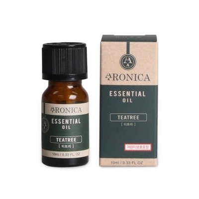 싱글 에센셜오일 티트리 10ml 천연 아로마 오일 원액 아로마테라피