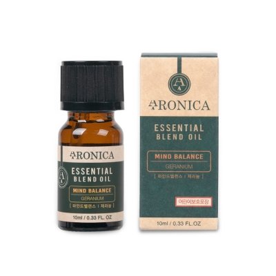 아로니카 블렌드 에센셜오일 마인드밸런스 천연 아로마 오일 원액 아로마테라피