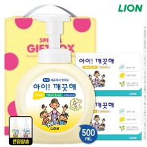 아이깨끗해거품형핸드워시500펌프 비누2P(3종)
