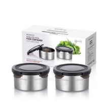 디오바코 스테인레스 원형찬통2종 (550ml*2)[610-228962]