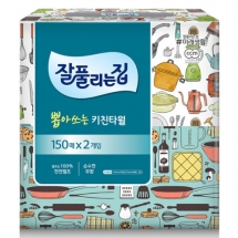 잘풀리는집 키친티슈 150매x2입 [622-228746]