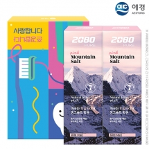 (종이케이스)애경 2080히말라야핑크솔트치약100g 2P