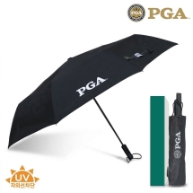 PGA 70암막무지완전자동3단우산(블랙)1P