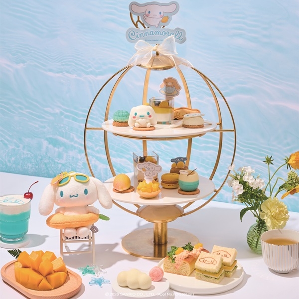 더 라운지 앤 바의 호텔이용권 &ndash; CINNAMOROLL Mango WORLD:Teaset