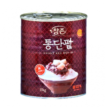 참존 빙수재료 원터치 통단팥 3kg