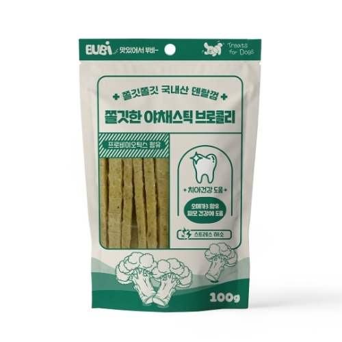 부비 쫄깃한 덴탈껌 브로콜리