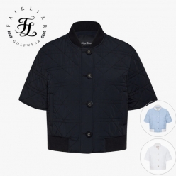 페어라이어 여성 퀼팅 패딩 반팔 아우터 FW2OT01F