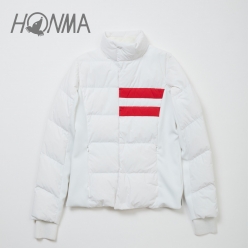 혼마 여성 퀼팅 스트라이프 패딩자켓 HWHD122R633