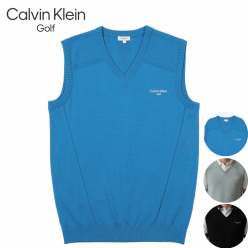 캘빈클라인 골프 남성 클래식 스웨터 베스트&nbsp;CA1VE2102
