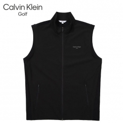 캘빈클라인 골프 남성 모던니트집업 베스트 CA1VH2101