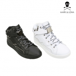 마크앤로나 카모패치 스파이크리스 미드 골프화 LY7ZK04U