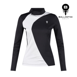 발리스틱 여성 컬러블럭 집업 카라 이너 티셔츠 BDSWTS05