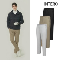 인테로 골프 남성 간절기 링클프리 면스판 바지 ISMP
