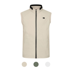 커터앤벅 남성 냉감 펀칭 경량 집업 베스트 CBMVS51457