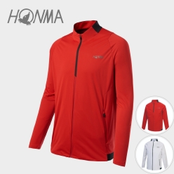 혼마 남성 솔리드 패턴 우븐 자켓 HMHC302R511