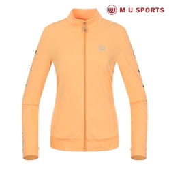 MU 스포츠 여성 소매 프린트 저지 가디건&nbsp;MU21122BL01