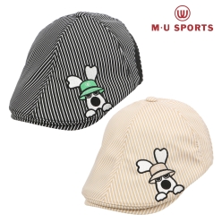 뮤시 여성 스트라이프 헌팅캡&nbsp;MU23133H210