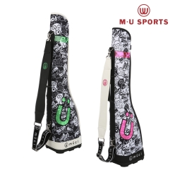 뮤시 올오버 패턴 하프백 MU23A3AB301