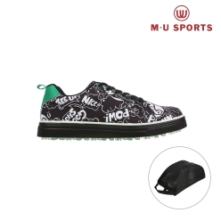 &nbsp;뮤시 남성 패턴 스파이크리스 골프화 MU23A3AF151