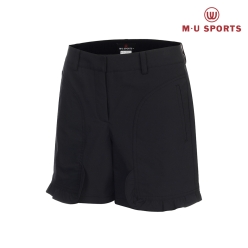 MU 스포츠 여성 프릴 디테일 와이드 숏팬츠 MU21322SS02