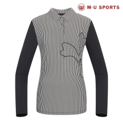 MU 스포츠 여성 써커 소재 믹스 냉감 셔츠 MU21322TL02