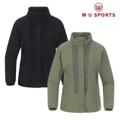 MU 스포츠 여성 메쉬 배색 점퍼 MU22122BF02