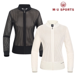 MU 스포츠 여성 메쉬 블루종 자켓 MU22322BL02