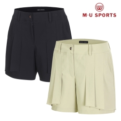 MU 스포츠 여성 플리츠 포인트 팬츠 MU22322SS04