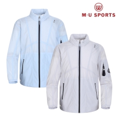 MU 스포츠 남성 배색 지퍼 바람막이 JP MU23322BF51