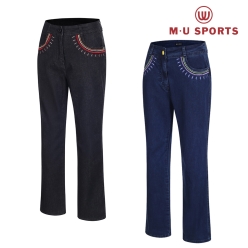 MU 스포츠 여성 부츠컷 데님 팬츠 MU23322SL09