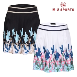 MU 스포츠 여성 패턴플리츠 스커트&nbsp;MU22122SC01