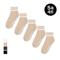 [5족 세트] 가먼트골프 남성 앵클 삭스 GMSCD301