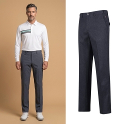 럭스골프 남성 그래픽 패턴 컴포트 웨이스트핏 팬츠 BLU6A503